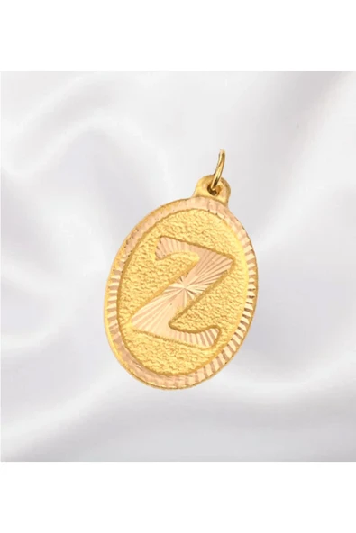 14 Ayar Altın Z Harf Kolye - 2