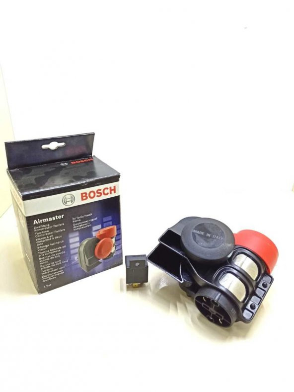Bosch Ferrari Korna 12v Çift Tonlu Kompresörlü Roleli-0986320400