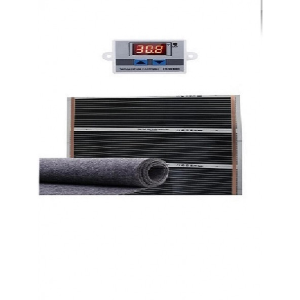 80x500 Keçeli Otomatik Termostatlı Halı Altı Karbon Isıtıcı