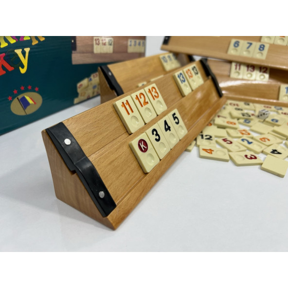 Okey Takımı, Mini Ahşap Okey - 2