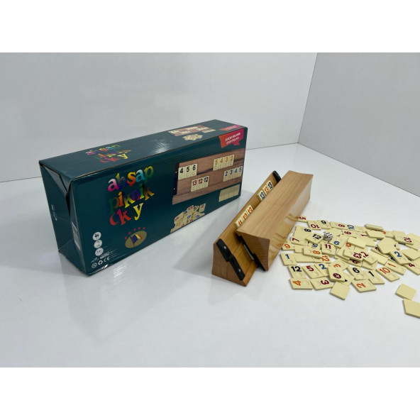 Okey Takımı, Mini Ahşap Okey - 3