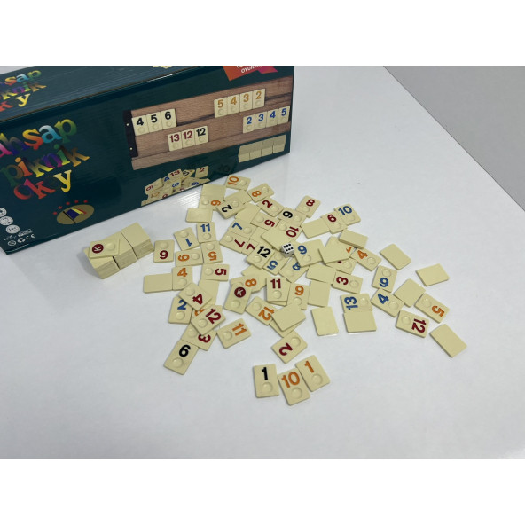 Okey Takımı, Mini Ahşap Okey - 4
