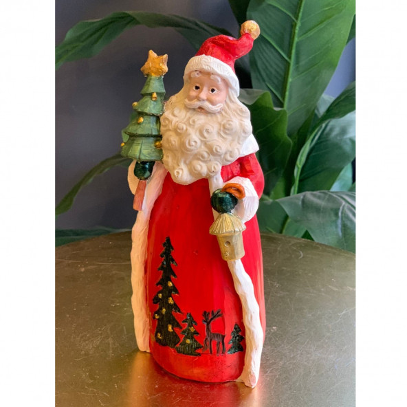 FENERLİ ÇAM AĞAÇLI NOEL BABA DEKOR HS691-1 ürün görseli