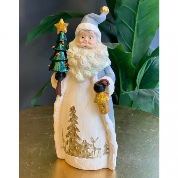 FENERLİ ÇAM AĞAÇLI NOEL BABA DEKOR HS691-2 ürün görseli