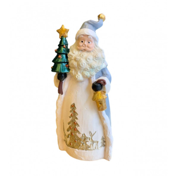 FENERLİ ÇAM AĞAÇLI NOEL BABA DEKOR HS691-2 - Resim 2