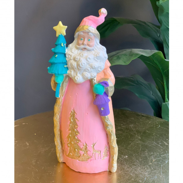 FENERLİ ÇAM AĞAÇLI NOEL BABA DEKOR HS691-3 ürün görseli