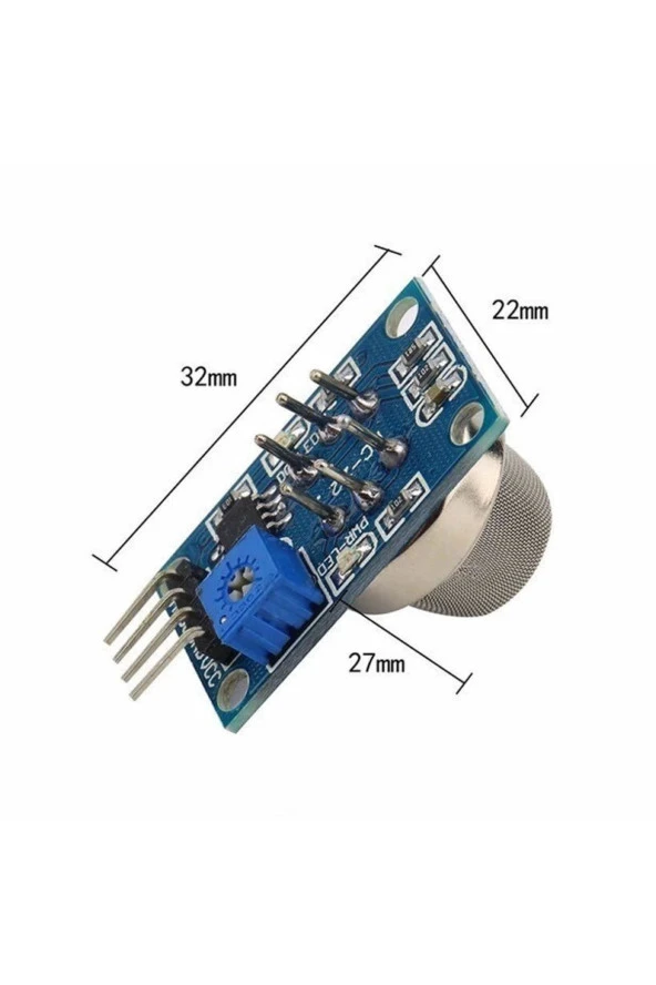 MQ2 Duman Lpg Bütan Hidrojen Gaz Sensör Kartı - 7