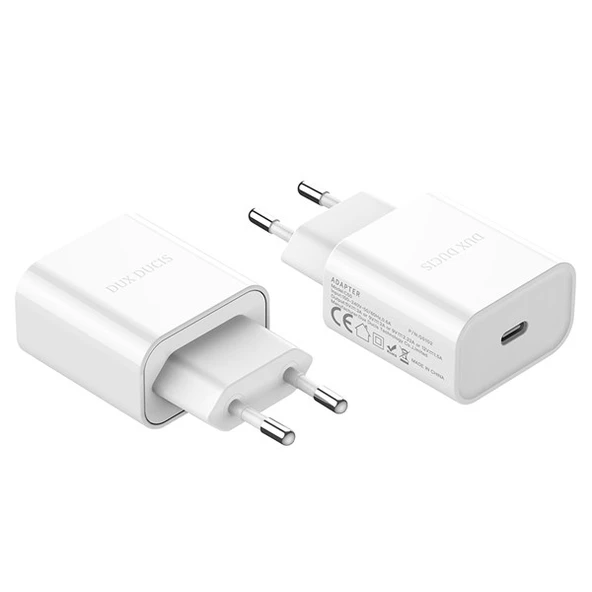 DUX DUCIS C50 PD 20W Hızlı Şarj Aleti 20W USB-C Güç Adaptörü