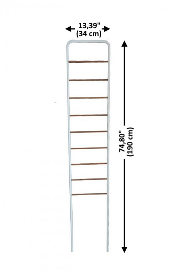 Bahçe Tipi Bitki Destek Merdiveni (Ekstra) (33 cm X 190 cm) - 2