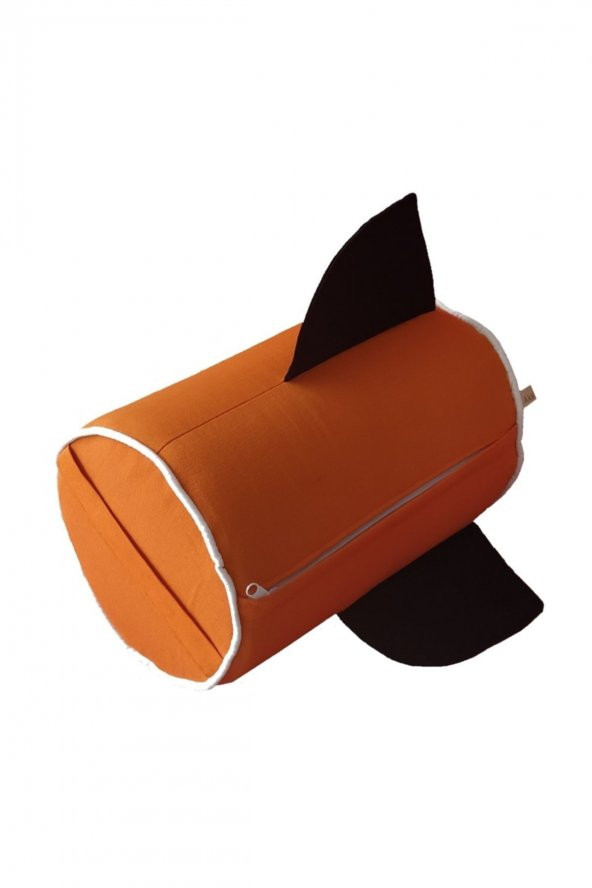 Turuncu Roket Minder - Puf (1-2 YAŞ ARASI ÇOCUK ODASI VE KREŞLER İÇİN) - Resim 3