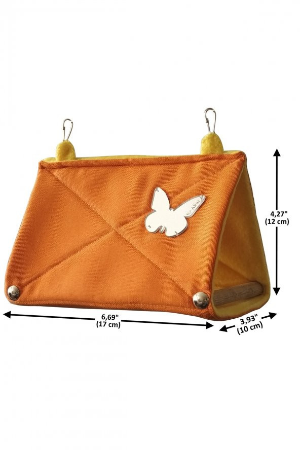 Pretty Muhabbet Kuşu Uyku Hamağı (turuncu) - Resim 2