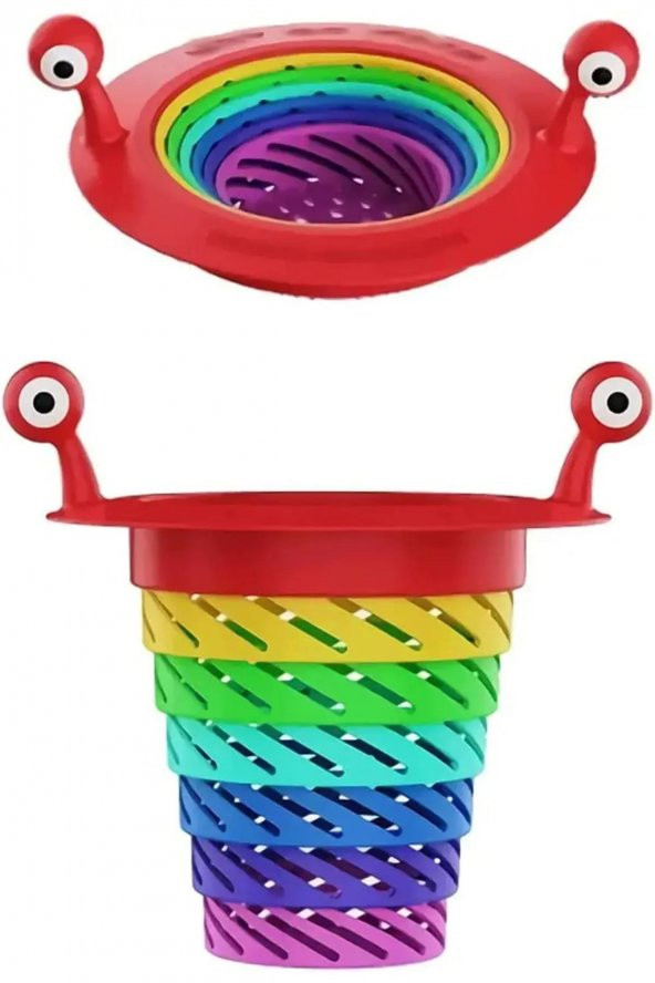 Lavabo Süzgeci Renkli 6 Kademeli Mutfak Gider Lavabo Süzgeci - 7