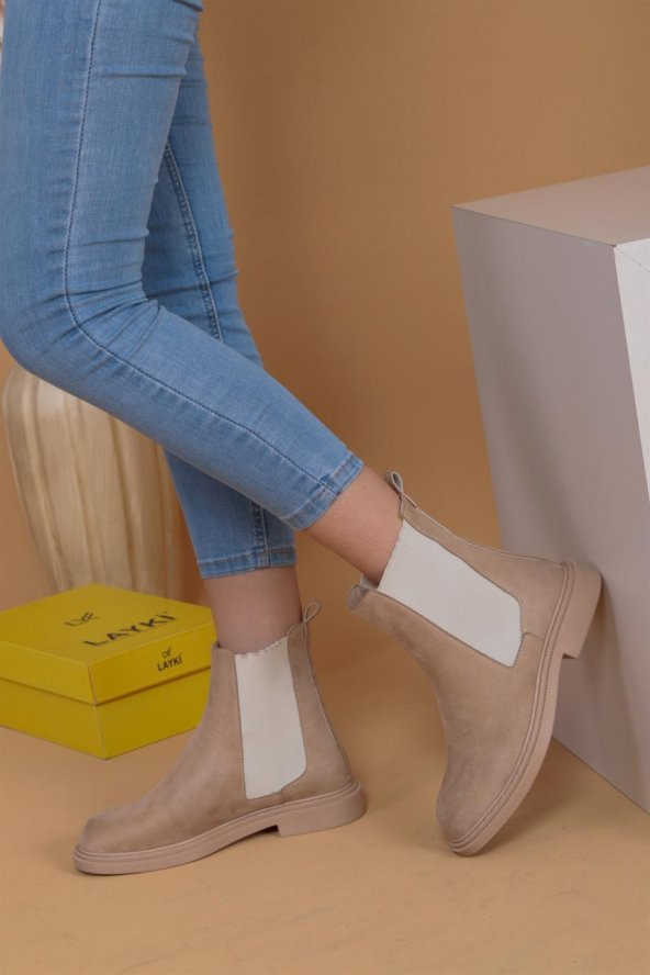 Perry Bej Süvet Kadın Bot - 2