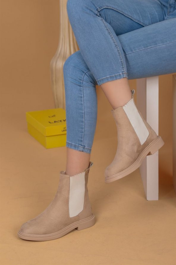 Perry Bej Süvet Kadın Bot - 5