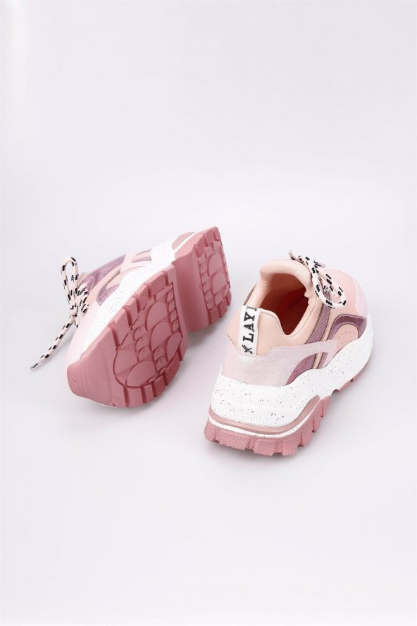 Hella Pudra Renkli Kadın Spor Ayakkabı - 2