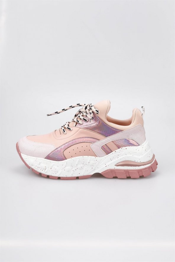 Hella Pudra Renkli Kadın Spor Ayakkabı - 3