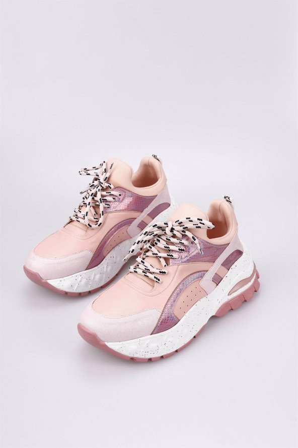 Hella Pudra Renkli Kadın Spor Ayakkabı - 4