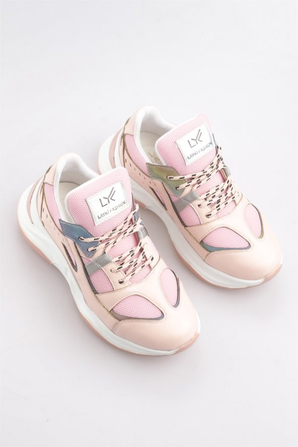 Usama Pudra Renkli Kadın Spor Ayakkabı - 4