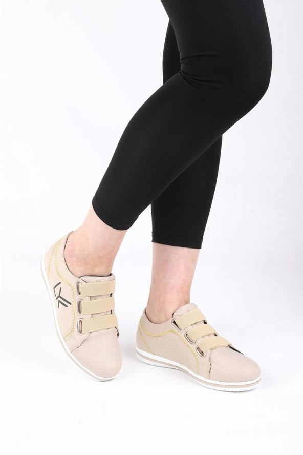 Trade Bej Renkli Kadın Yürüyüş Ayakkabısı