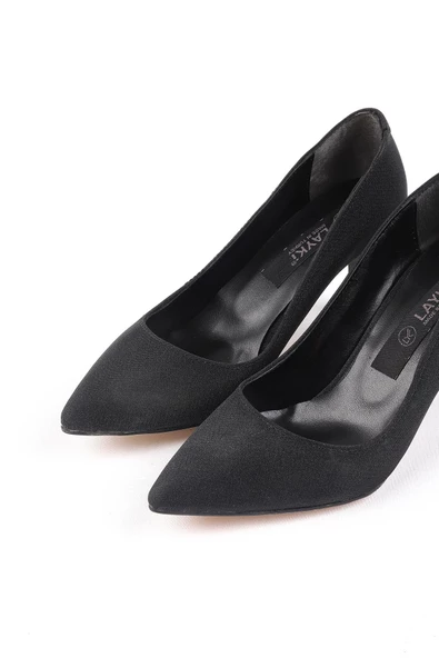 Sirella Parlak Siyah Renkli Yüksek Topuklu Ayakkabı - 2