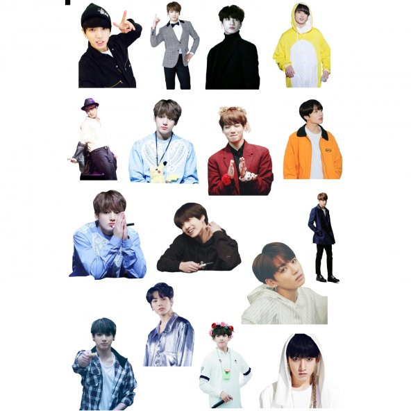 BTS Jungkook Sticker Set