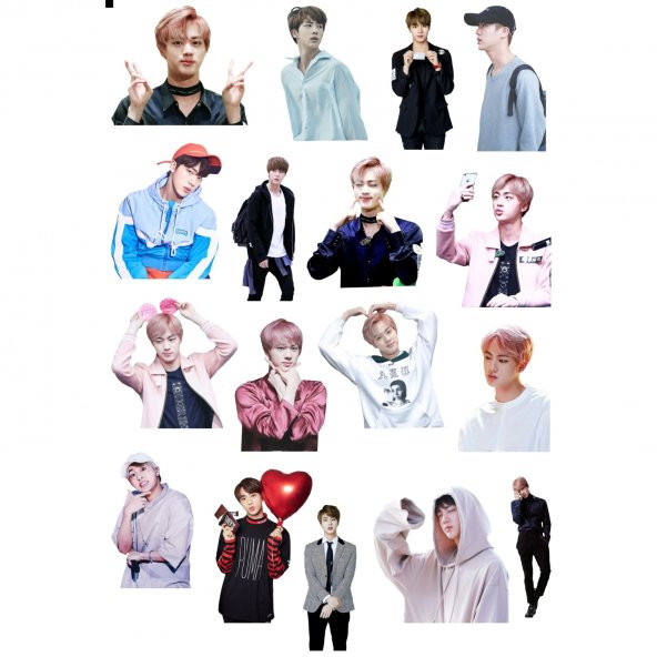 BTS Jin Sticker Set