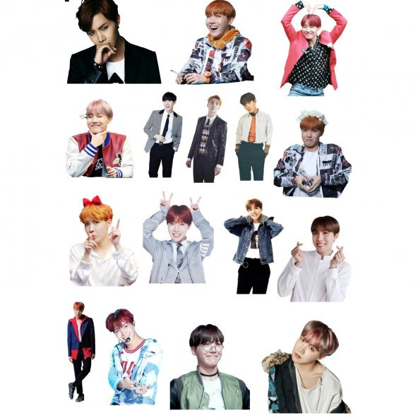 BTS J-Hope Sticker Set