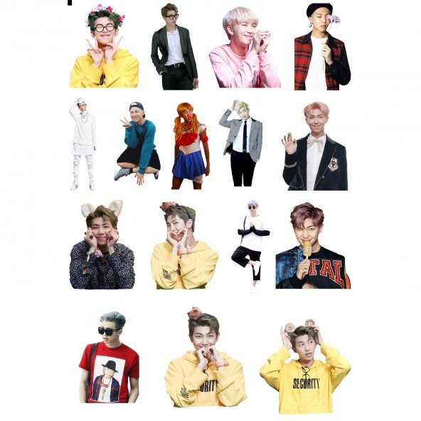 BTS RM Sticker Set