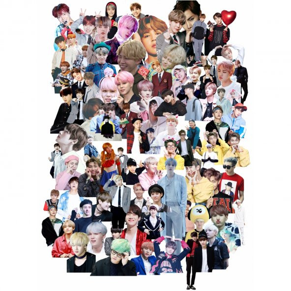 BTS Sticker Set (100 adet)