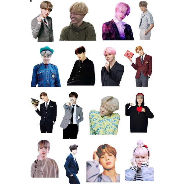 BTS Jimin Sticker Set