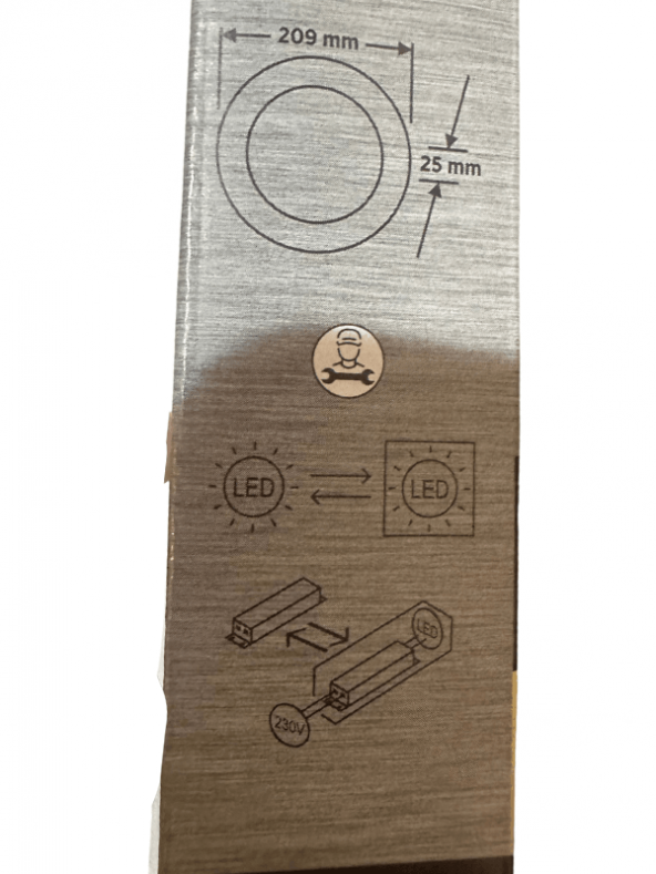Cata Ct-5233 18W 6400K (Beyaz Işık) Sıva Üstü Led Panel (2 Adet) - 2