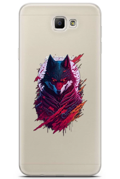 Samsung Galaxy J7 Prime Kılıf Seri Others 02 Tilki Saydam Kapak