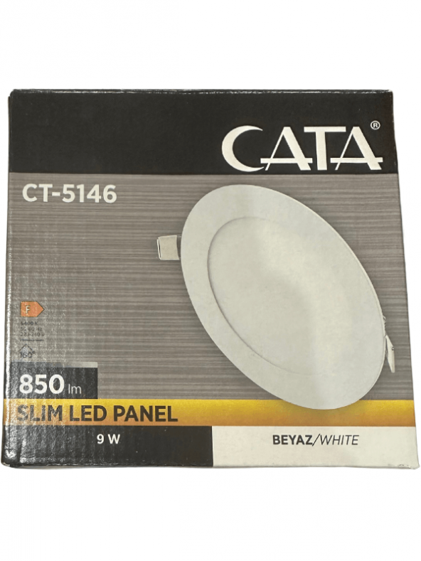 Cata CT-5146 9W 6400K (Beyaz Işık) Sıva Altı Led Panel (2 Adet)