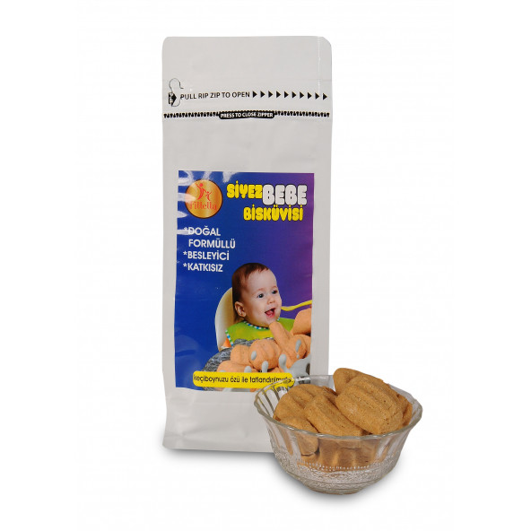 Siyez Unlu Bebe Bisküvisi 250 Gr - 3