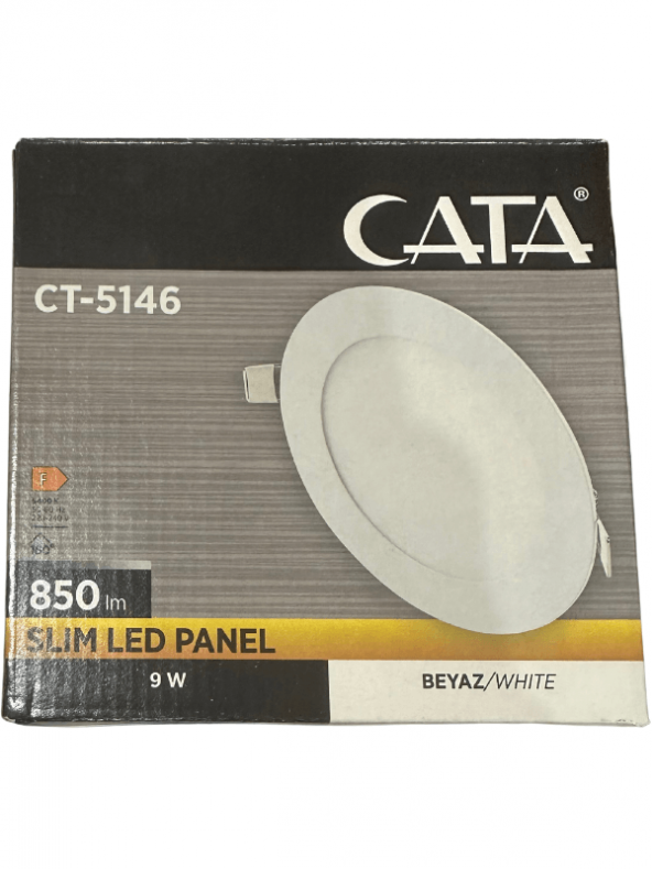 Cata CT-5146 9W 6400K (Beyaz Işık) Sıva Altı Led Panel (8 Adet)