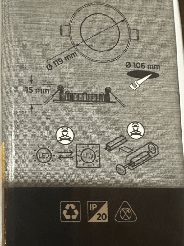 Cata CT-5145 6W 6400K (Beyaz Işık) Sıva Altı Led Panel (2 Adet) - 5