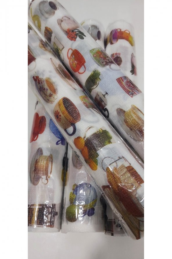 3 ADET Raf Dolap ve Buzdolabı Çekmece Örtüsü çok amaçlı 45x4 mt - 2