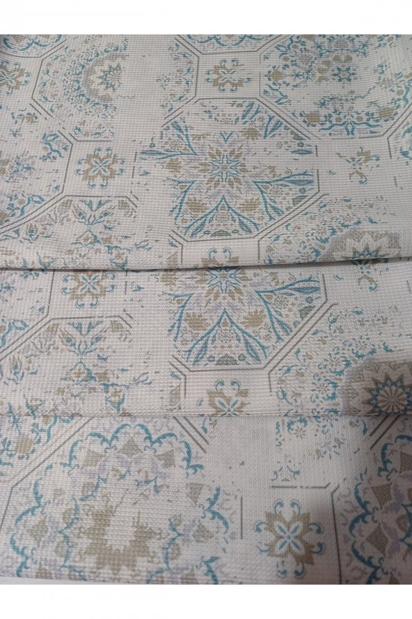 Çiçekli Sofrabezi Dertsiz Masa Örtüsü-piknik Örtüsü (leke Tutmaz) 150 150 ölçü - 2