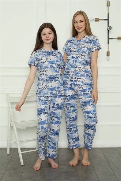 Anne Kız Aile Penye Pijama Takım Ayrı Ayrı Satılır. Fiyatları Farklıdır 50104