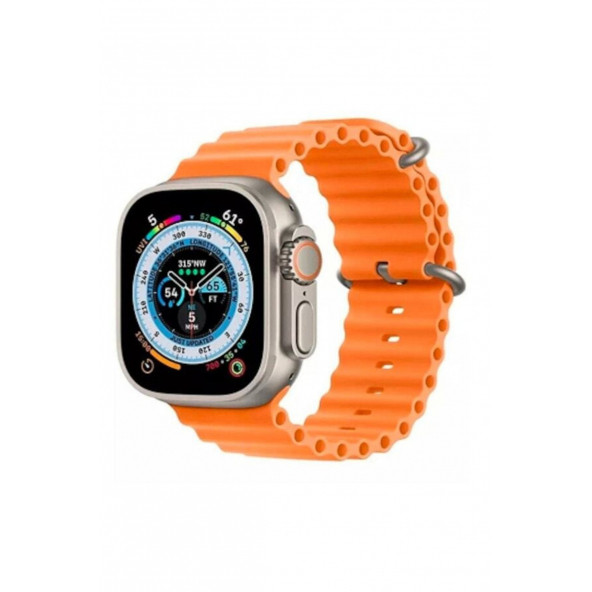 DESİNGSHOP 49mm Türkçe Akıllı Saat 2.02 Inc Siri Nfc Gps Özellikli Yeni Nesil Akıllı Saat