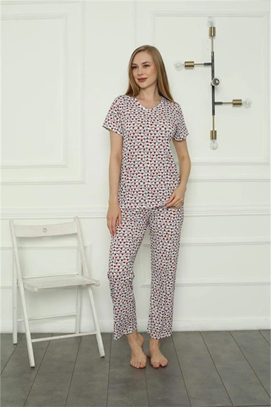 Angelino Kadın Penye Pijama Takım 4166