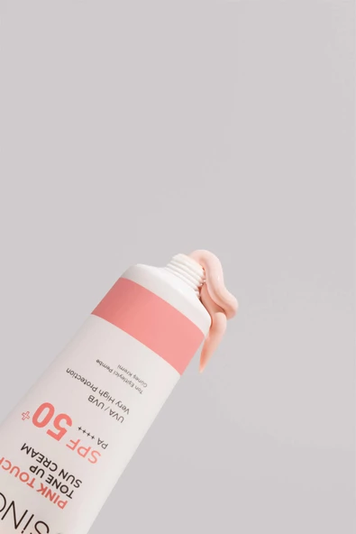 Sinoz SPF 50+ Ton Eşitleyici Pembe Yüz Güneş Kremi PA++++ - 7