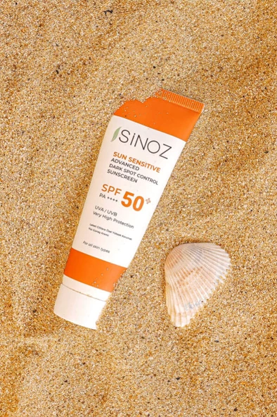 Sinoz SPF 50+ Yüz Güneş Kremi- Tüm Cilt Tipleri için Yüksek Koruma - 2