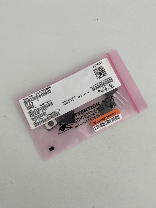 Onsemi MUR3020WTG 200V 30A Redresör 5 Adet - 5