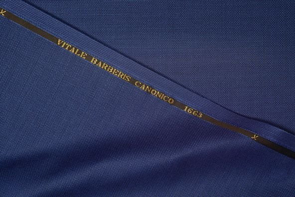 Vitale Barberis Canonico Super 110's Lacivert Takım Elbise Kumaşı 1,50x3,40 Metre