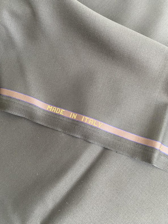 Vitale Barberis Canonico Super 110's Siyah Takım Elbise Kumaşı 1,50x3,40 Metre - 4