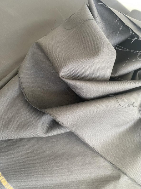 Vitale Barberis Canonico Super 110's Siyah Takım Elbise Kumaşı 1,50x3,40 Metre - 6