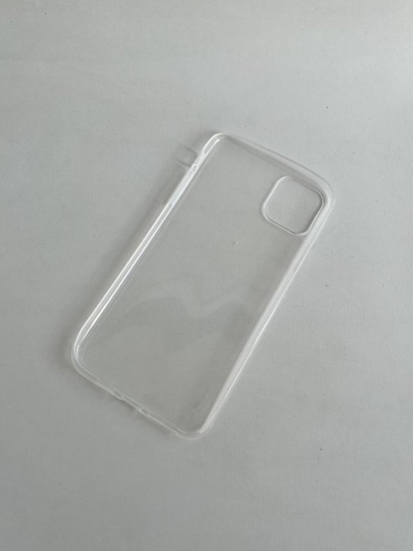 iPhone 11 Pro Max Ultra İnce Şeffaf Silikon Kılıf - 4