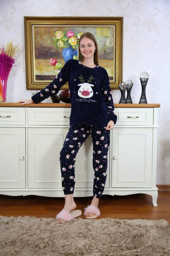 Welsoft Polar Kadın Pijama Takımı 8508