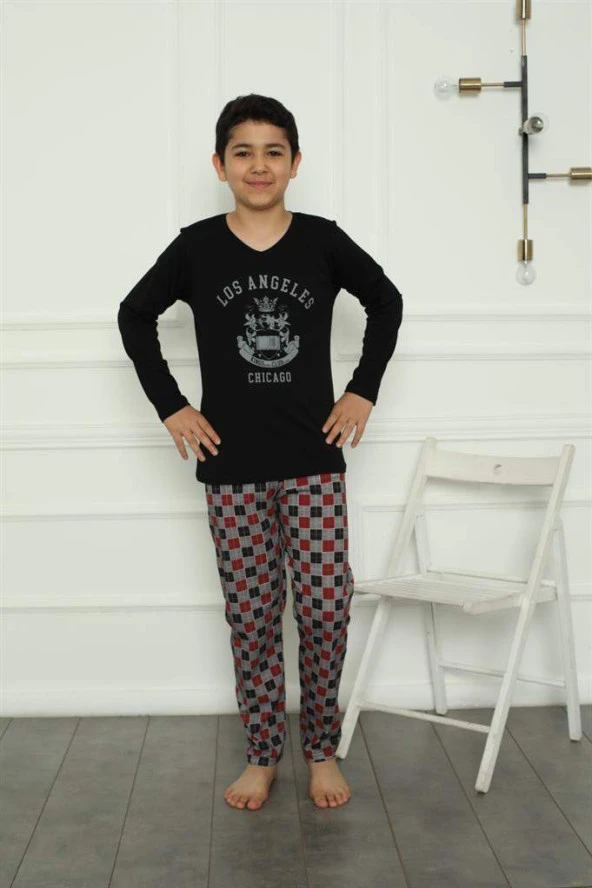Aile Penye Pijama Takım (baba - oğul ) 50111 Ayrı Ayrı Satılır - 7